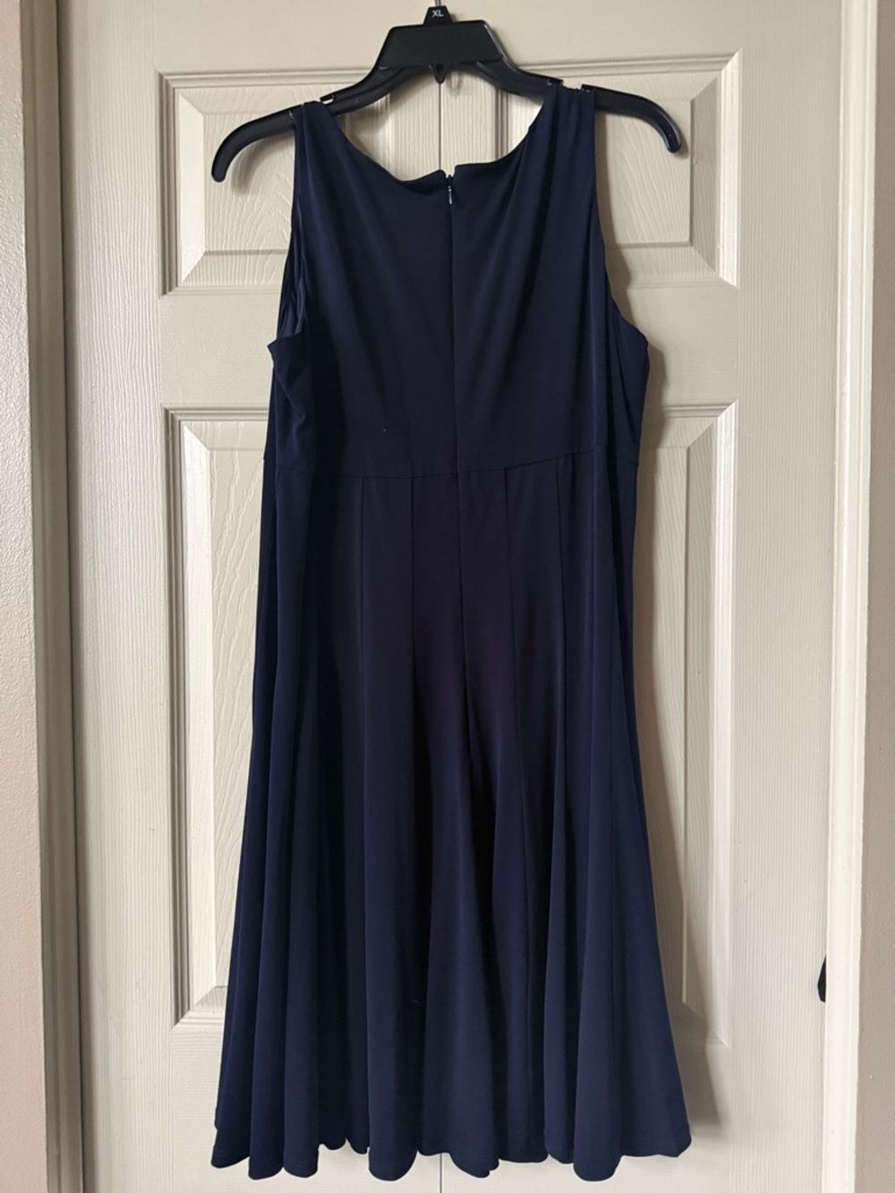 Jessica Howard Navy Sleeveless Fit-and-Flare Dress! - Picture 2 of 8